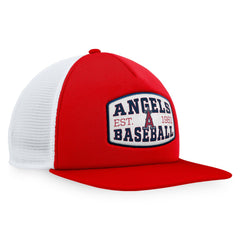 Los Angeles Angels Fanatics Foam Front Patch Trucker Snapback Hat - MLB