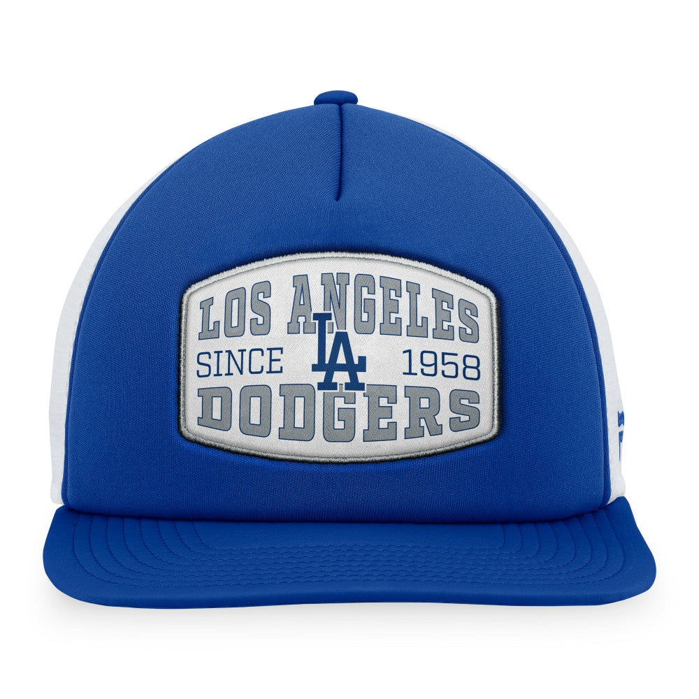 Los Angeles Dodgers Fanatics Foam Front Patch Trucker Snapback Hat - MLB