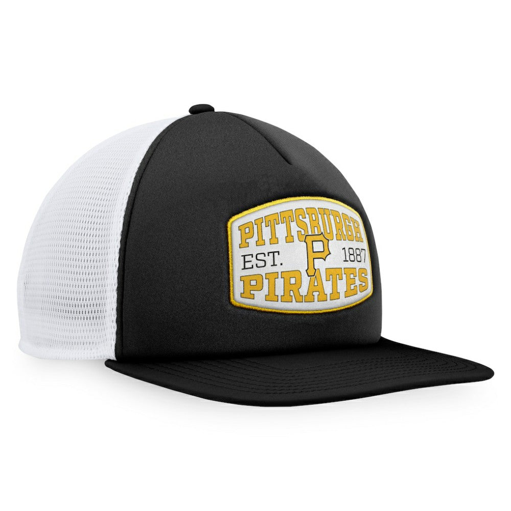 Pittsburgh Pirates Fanatics Foam Front Patch Trucker Snapback Hat - MLB
