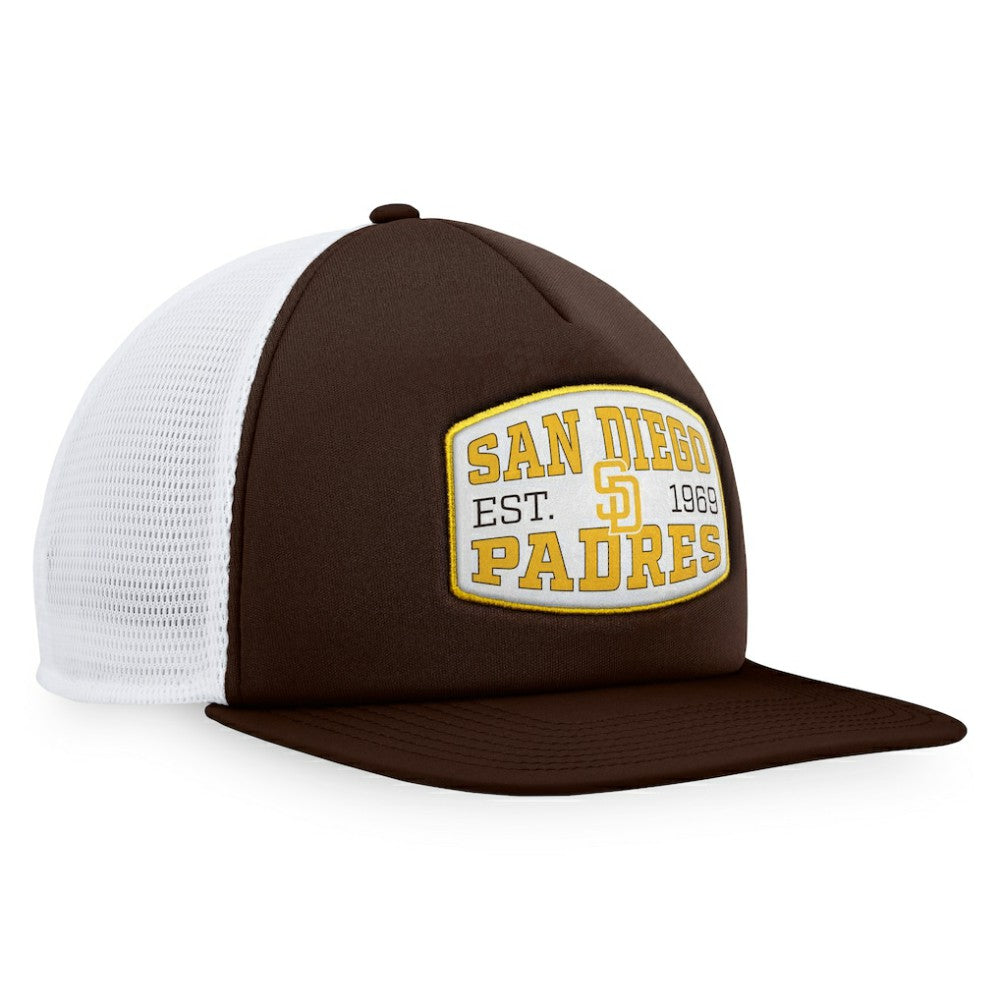 San Diego Padres Fanatics Foam Front Patch Trucker Snapback Hat - MLB