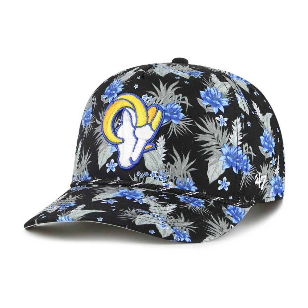 Los Angeles Rams '47 Dark Tropic Hitch Adjustable Hat Black | 47 brand