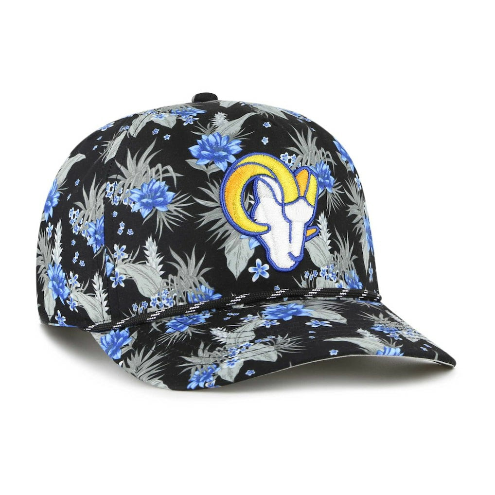 Los Angeles Rams '47 Dark Tropic Hitch Adjustable Hat Black | 47 brand