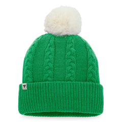 Athletics Fanatics Women's Cable Cuffed Knit Hat with Pom - MLB
