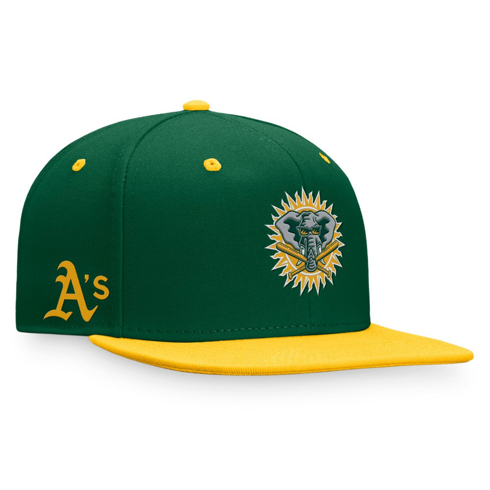 Athletics Fanatics Cooperstown Collection Two-Tone Fitted Hat - MLB