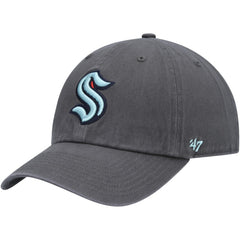 Seattle Kraken '47 Clean Up Adjustable Hat - Charcoal - NHL