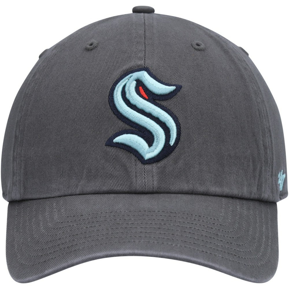 Seattle Kraken '47 Clean Up Adjustable Hat - Charcoal - NHL