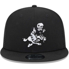 Dallas Cowboys New Era Retro Joe Main Trucker 9FIFTY Snapback Hat Black | NFL