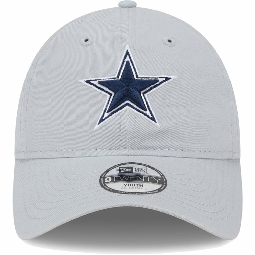 Dallas Cowboys New Era Youth Main Core Classic 2.0 9TWENTY Adjustable Hat Gray | NFL