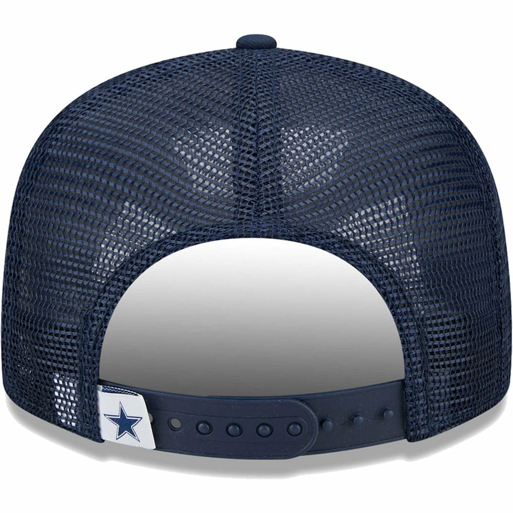Dallas Cowboys New Era Youth Main Trucker 9FIFTY Snapback Hat Navy | NFL