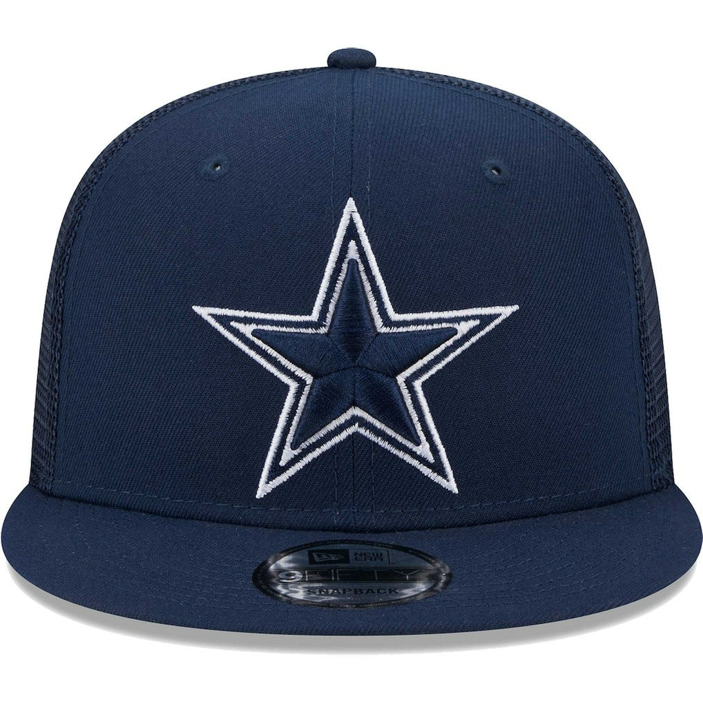 Dallas Cowboys New Era Main Trucker 9FIFTY Snapback Hat Navy | NFL