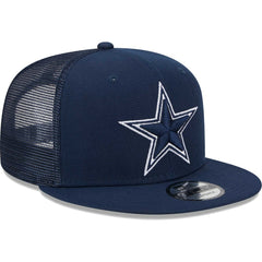 Dallas Cowboys New Era Main Trucker 9FIFTY Snapback Hat Navy | NFL