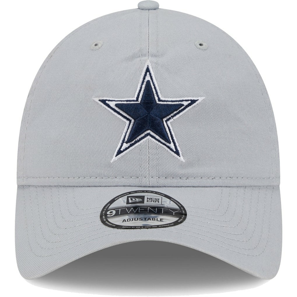 Dallas Cowboys New Era Main Core Classic 2.0 9TWENTY Adjustable Hat Gray | NFL