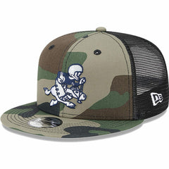Dallas Cowboys New Era Youth Retro Joe Main Trucker 9FIFTY Snapback Hat Camo | NFL