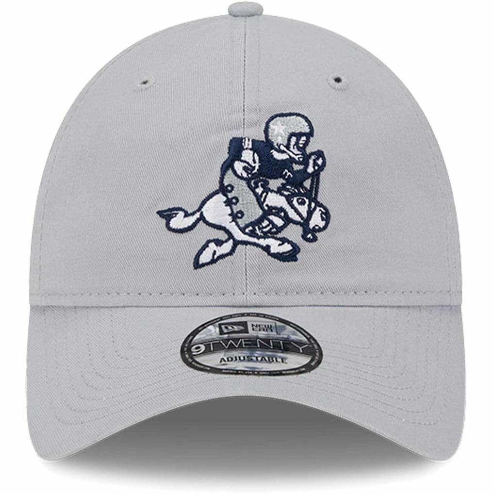 Dallas Cowboys New Era Retro Main Core Classic 2.0 9TWENTY Adjustable Hat Gray | NFL