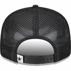 Dallas Cowboys New Era Main Trucker 9FIFTY Snapback Hat Black | NFL