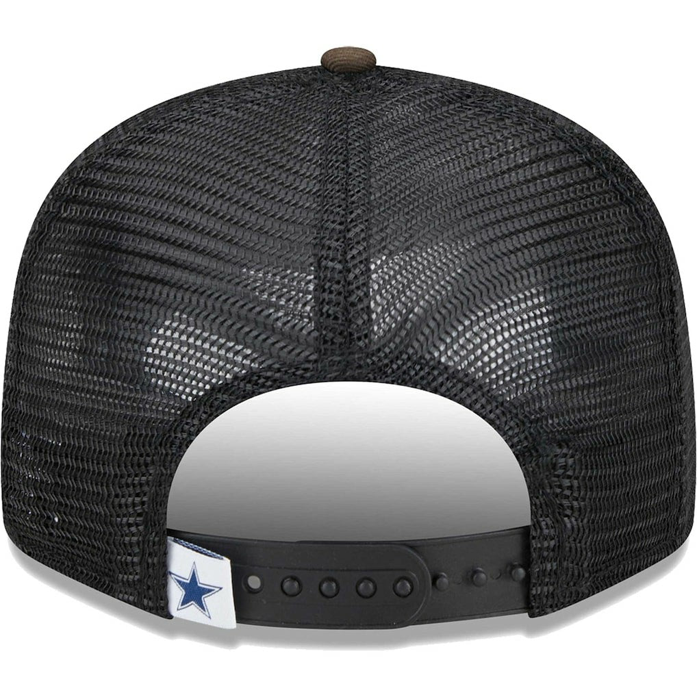 Dallas Cowboys New Era Main Trucker 9FIFTY Snapback Hat Camo | NFL