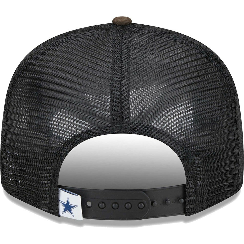 Dallas Cowboys New Era Main Trucker 9FIFTY Snapback Hat Camo | NFL