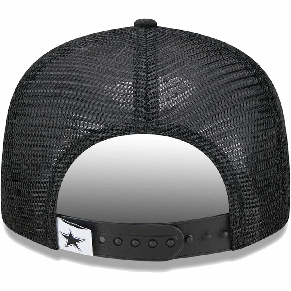 Dallas Cowboys New Era Youth Main B-Dub 9FIFTY Trucker Adjustable Hat Black | NFL