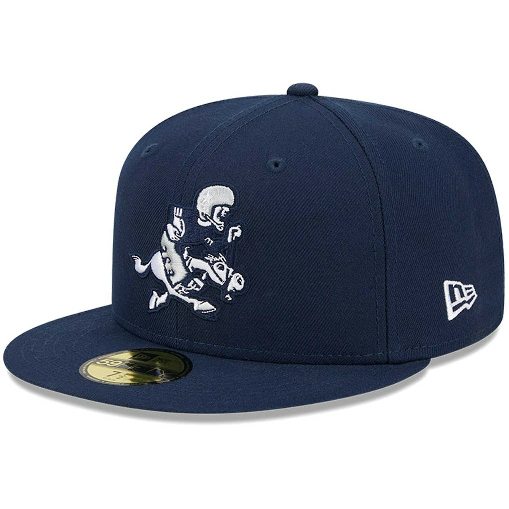 Dallas Cowboys New Era Retro Joe Main 59FIFTY Fitted Hat Navy | NFL