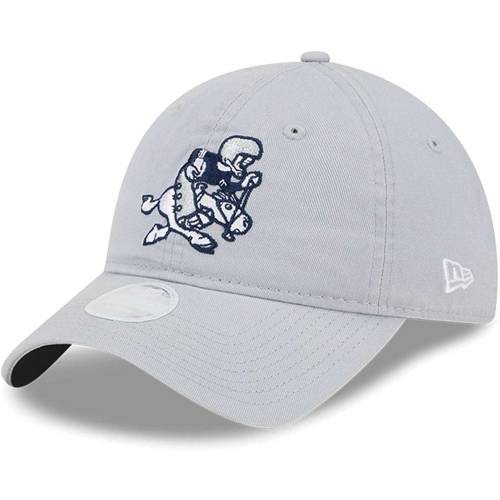 Dallas Cowboys New Era Women's Throwback Main Core Classic 2.0 9TWENTY Adjustable Hat Gray | NFL