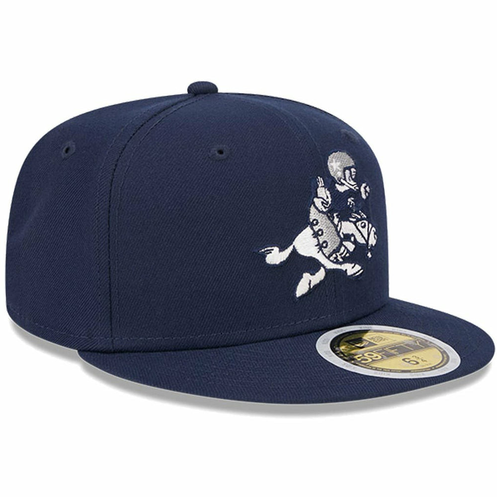 Dallas Cowboys New Era Youth 1966-69 Gridiron Classics Retro Joe Throwback Logo Main 59FIFTY Fitted Hat Navy | NFL
