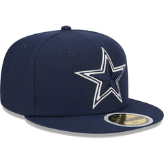 Dallas Cowboys New Era Youth Main 59FIFTY Fitted Hat Navy | NFL