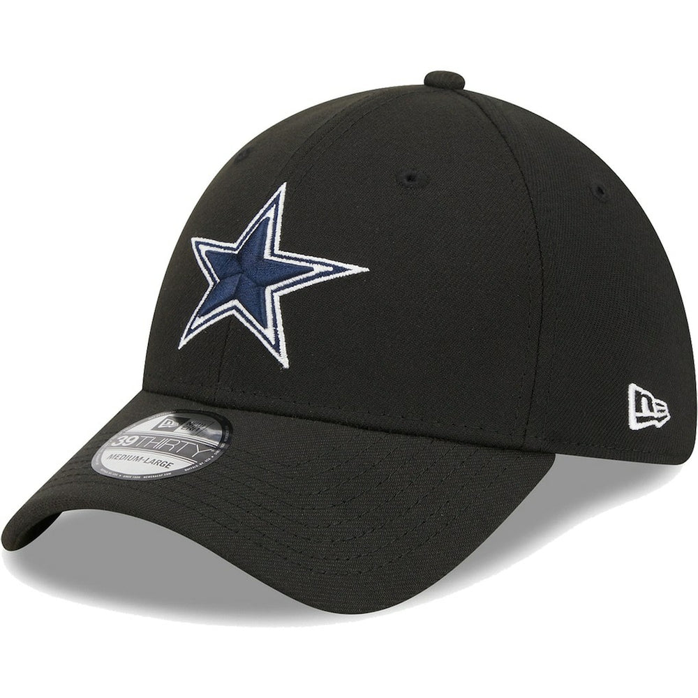 Dallas Cowboys New Era Main 39THIRTY Flex Hat Black | NFL