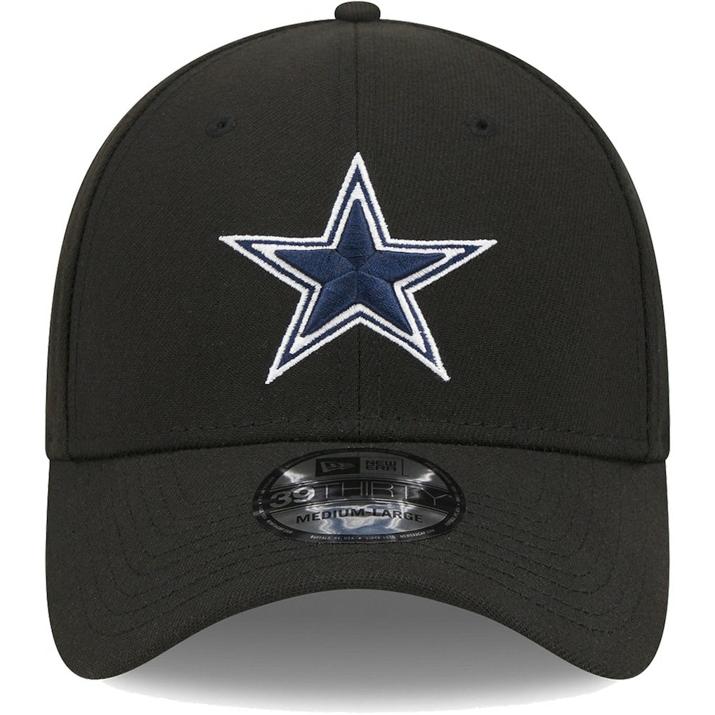 Dallas Cowboys New Era Main 39THIRTY Flex Hat Black | NFL