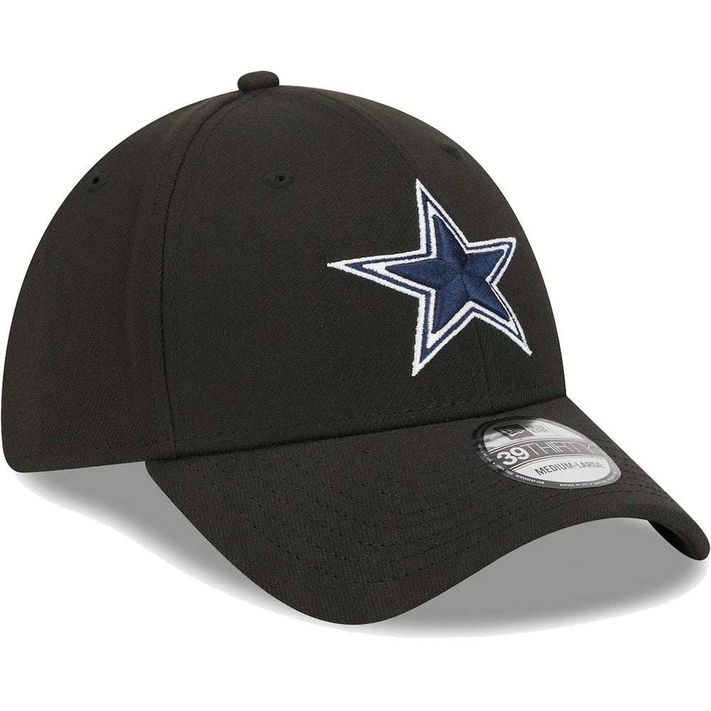 Dallas Cowboys New Era Main 39THIRTY Flex Hat Black | NFL