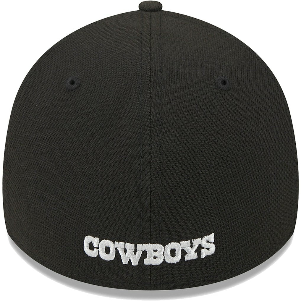 Dallas Cowboys New Era Main 39THIRTY Flex Hat Black | NFL