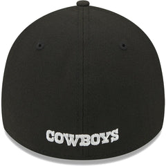 Dallas Cowboys New Era Main 39THIRTY Flex Hat Black | NFL