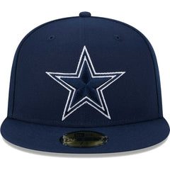 Dallas Cowboys New Era Main Patch 59FIFTY Fitted Hat Navy | NFL