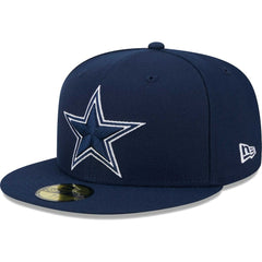 Dallas Cowboys New Era Main Patch 59FIFTY Fitted Hat Navy | NFL