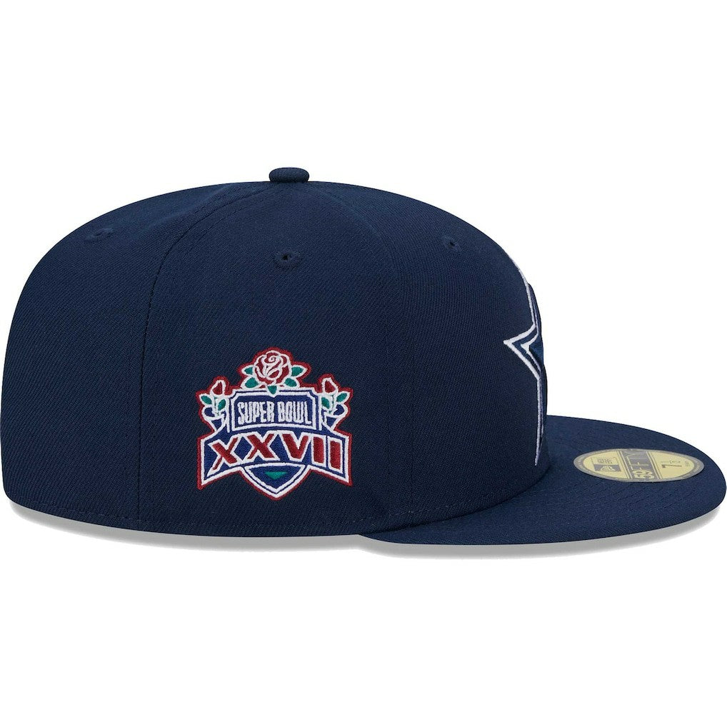 Dallas Cowboys New Era Main Patch 59FIFTY Fitted Hat Navy | NFL
