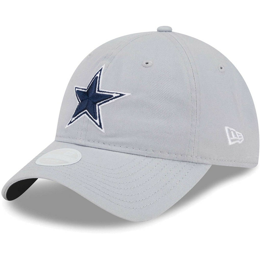 Dallas Cowboys New Era Women's Main Core Classic 2.0 9TWENTY Adjustable Hat Gray | NFL