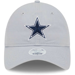 Dallas Cowboys New Era Women's Main Core Classic 2.0 9TWENTY Adjustable Hat Gray | NFL