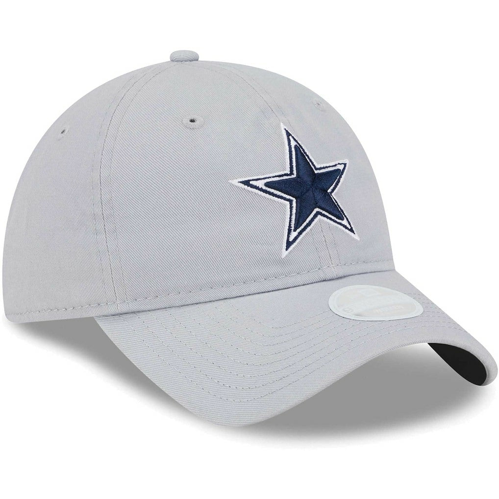 Dallas Cowboys New Era Women's Main Core Classic 2.0 9TWENTY Adjustable Hat Gray | NFL