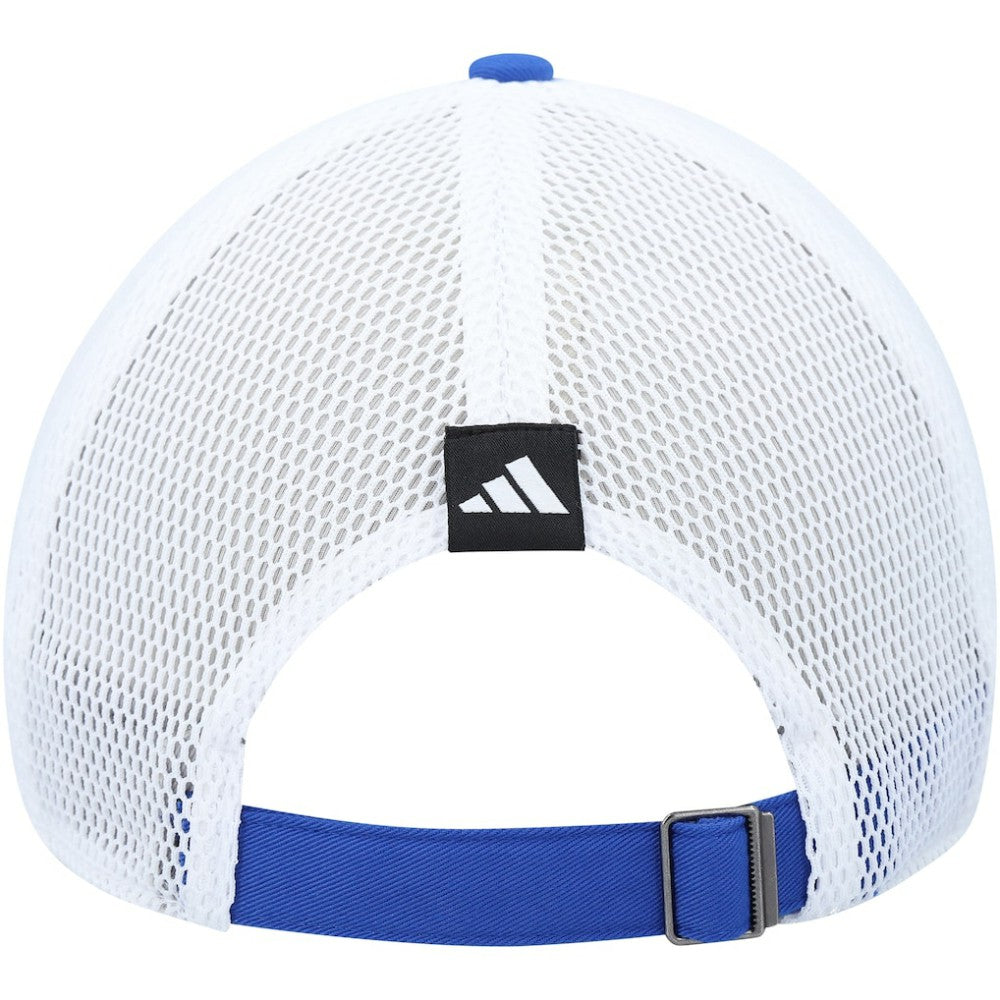 San Jose Sharks adidas Color Pop Trucker Adjustable Hat - Blue - NHL