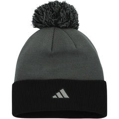 Vegas Golden Knights adidas Women's Laurel Cuffed Knit Hat with Pom - Gray - NHL