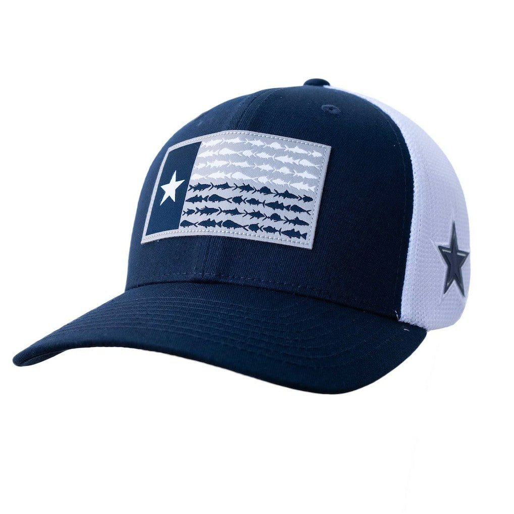 Dallas Cowboys Fish Flag Texas Flex Hat Navy | Columbia