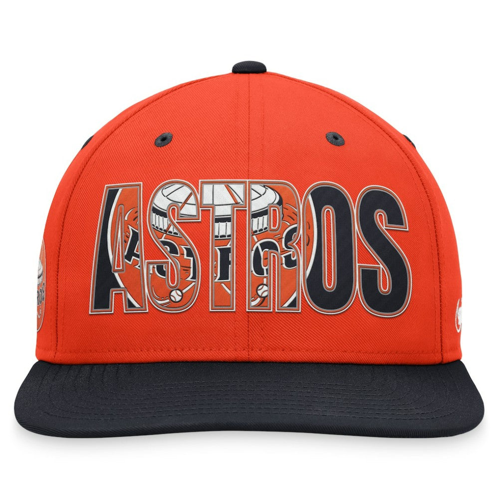 Houston Astros Nike Cooperstown Collection Pro Snapback Hat - MLB