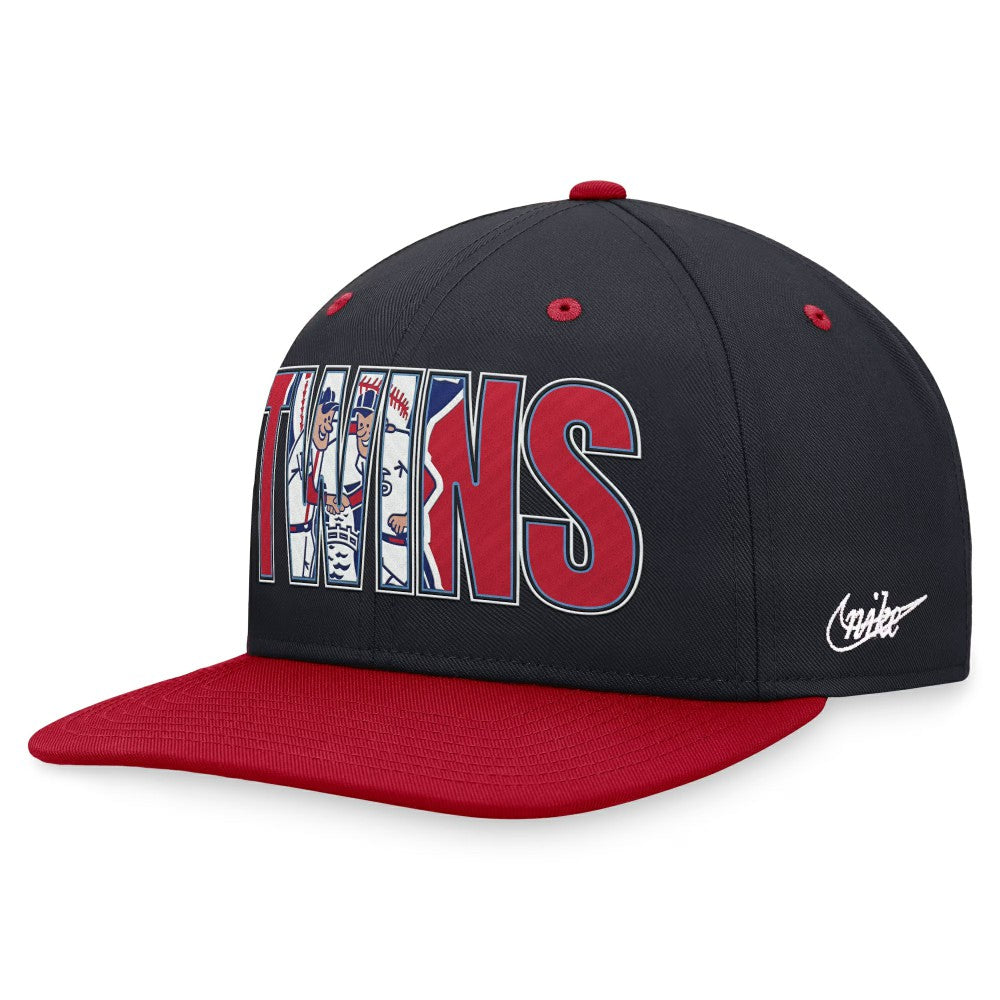 Minnesota Twins Nike Cooperstown Collection Pro Snapback Hat - MLB