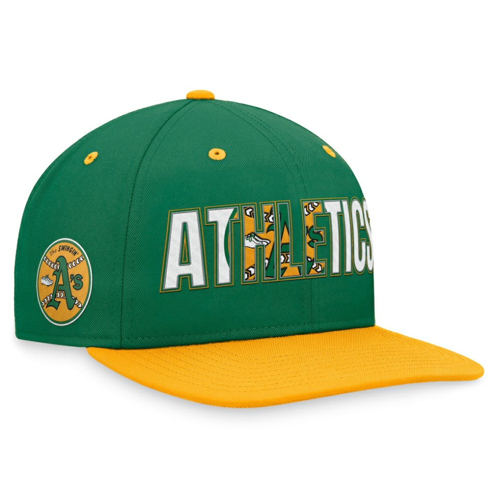 Athletics Nike Cooperstown Collection Pro Snapback Hat - MLB