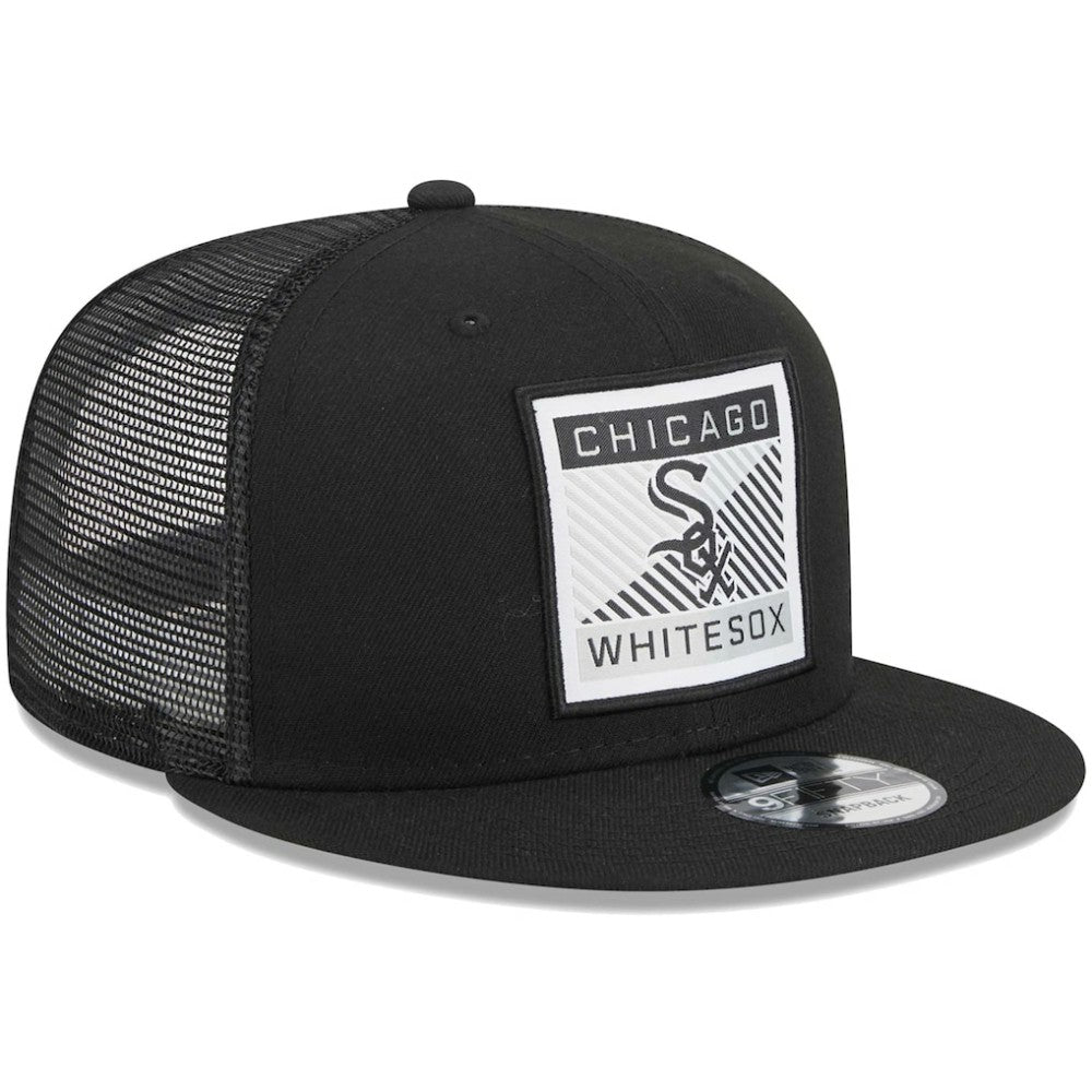 Chicago White Sox New Era Scratch Squared Trucker 9FIFTY Snapback Hat - MLB