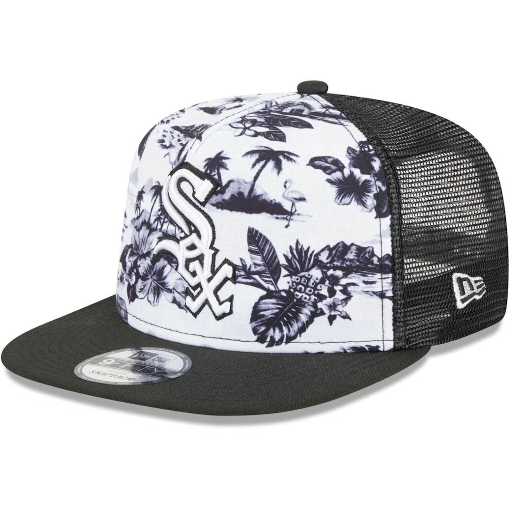 Chicago White Sox New Era Vacay 2.0 A-Frame Trucker 9FIFTY Snapback Hat - MLB