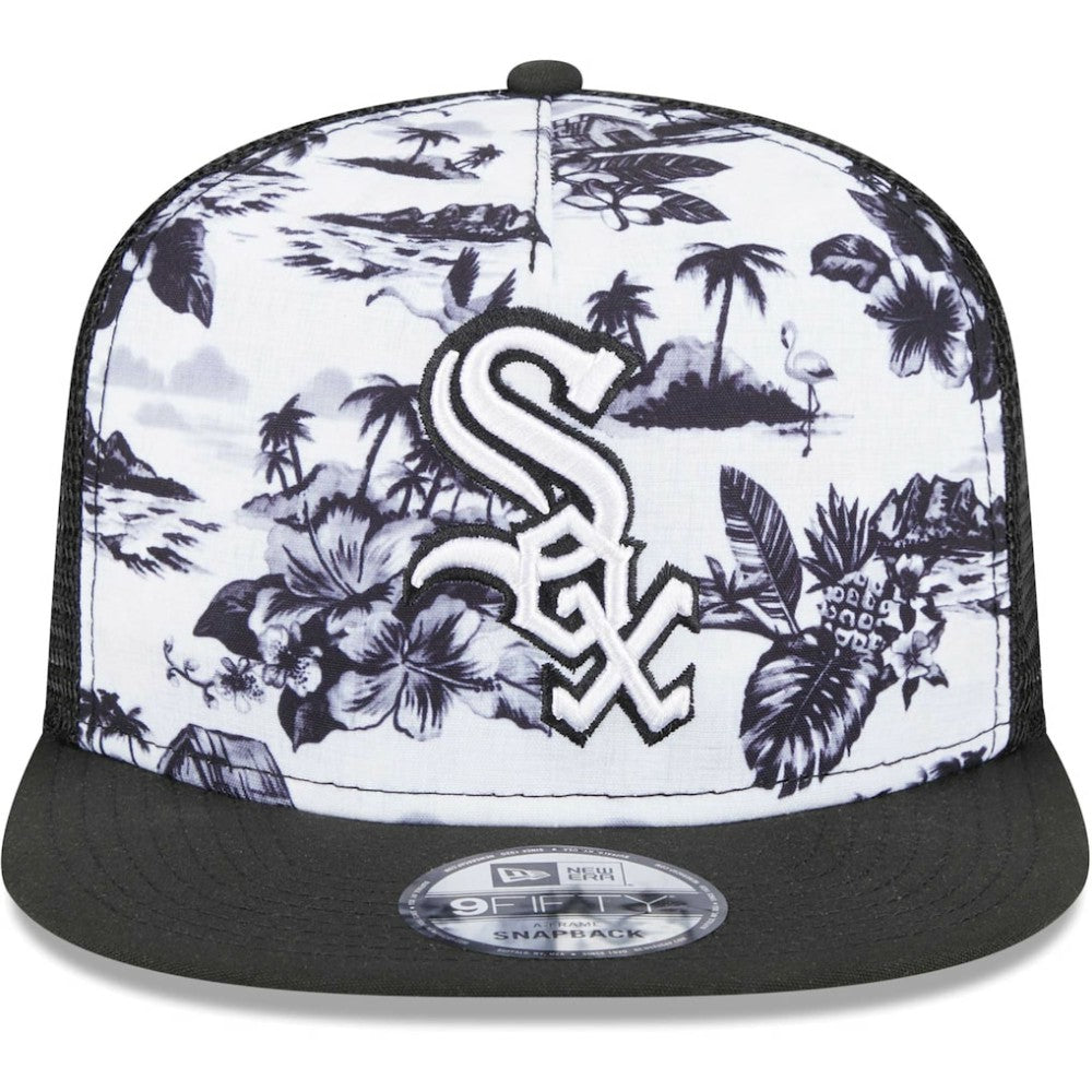 Chicago White Sox New Era Vacay 2.0 A-Frame Trucker 9FIFTY Snapback Hat - MLB