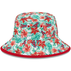 Los Angeles Angels New Era Tropic Floral Bucket Hat Hats - MLB