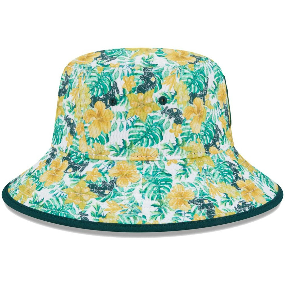 Athletics New Era Tropic Floral Bucket Hat Hats - MLB