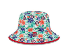 Washington Nationals New Era Tropic Floral Bucket Hat Hats - MLB