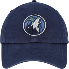 Minnesota Timberwolves '47 Core Logo Clean Up Adjustable Hat Navy - NBA